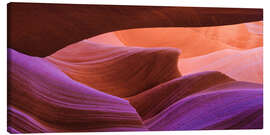 Canvastavla Colourful Waves of Stone