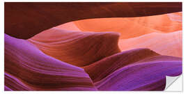 Vinilo para la pared Colourful Waves of Stone