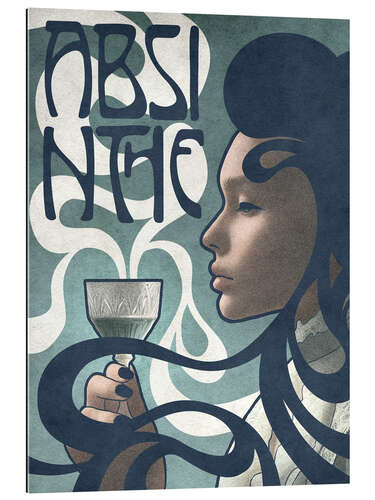 Cuadro de plexi-alu Absinthe