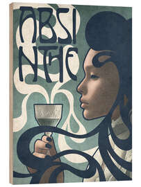 Puutaulu Absinthe
