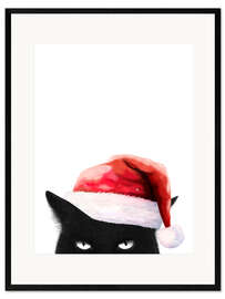 Gerahmter Kunstdruck Bad Santa