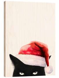 Print på træ Bad Santa - Valeriya Korenkova