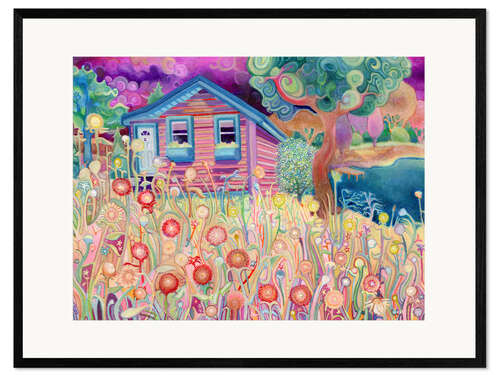 Impression artistique encadrée Emma's Cottage