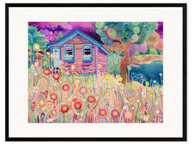 Impression artistique encadrée Emma's Cottage