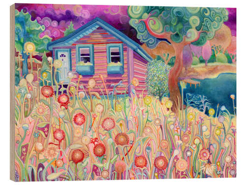 Print på træ Emma's Cottage