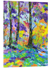 Quadro em acrílico Colourful wood - Pol Ledent