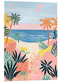 Acrylic print Decorative Exotic Beach Landscape - Frank Daske