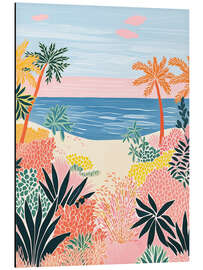 Aluminium print Decorative Exotic Beach Landscape - Frank Daske