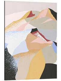 Aluminiumtavla Mountain - Abstract Minimal Art I