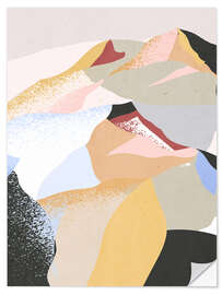 Wall sticker Mountain - Abstract Minimal Art I