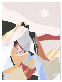 Wall sticker Mountain - Abstract Minimal Art II