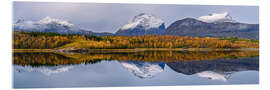 Acrylglasbild Herbst an der Helgelandsküste in Norwegen - Achim Thomae