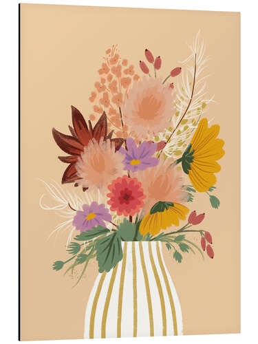 Aluminiumtavla Autumn bouquet
