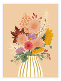 Wall print Autumn bouquet - Sandy Lohß