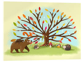 Obraz na szkle akrylowym Protective tree - Julia Reyelt