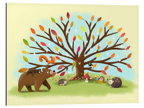 Cuadro de aluminio Protective tree