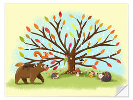 Wandsticker Schutzbaum - Julia Reyelt