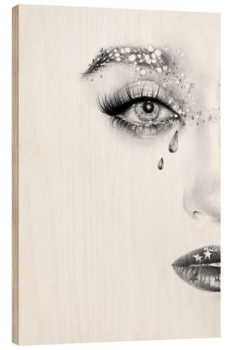 Wood print The Half Series: Chappell Roan
