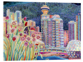 Tableau en verre acrylique A Bouquet for Vancouver - Josh Byer