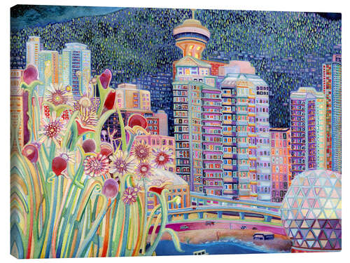 Canvas print A Bouquet for Vancouver