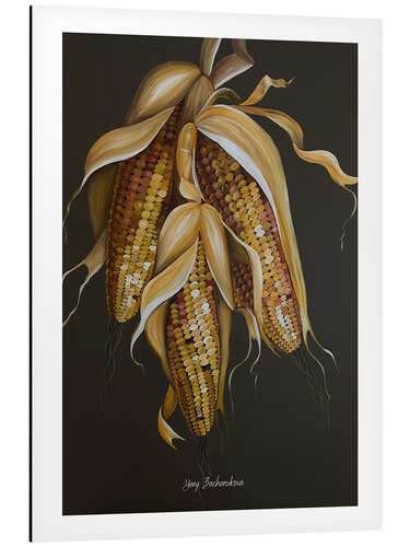 Tableau en aluminium Farmer's corn cob