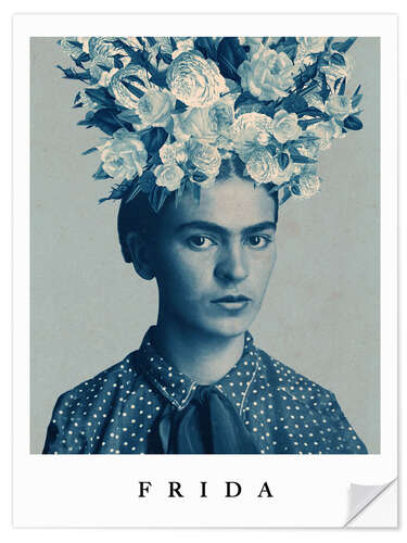 Selvklæbende plakat For Frida with border