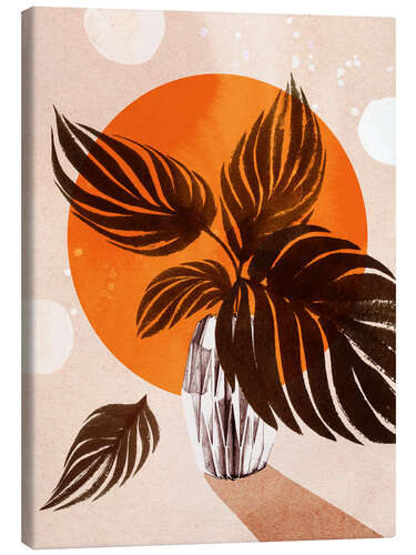 Canvas print Leaves Composition