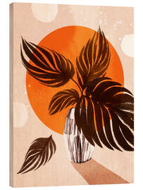 Holzbild Leaves Composition - Ekaterina Koroleva