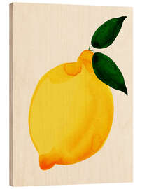 Tableau en bois Lemon