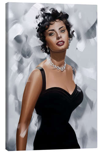 Leinwandbild Sophia Loren