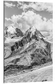 Alubild Piz Roseg Berglandschaft, Schweiz