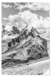 Wandsticker Piz Roseg Berglandschaft, Schweiz