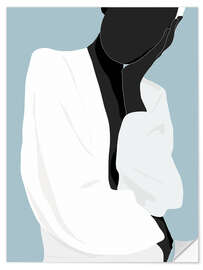 Vinilo para la pared Minimal Art Girl II