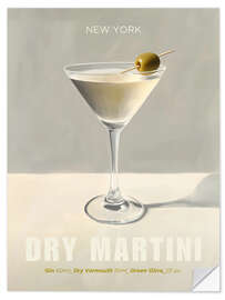 Muursticker Dry Martini - Felipe Hora