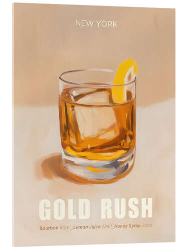 Akrylbillede Gold Rush