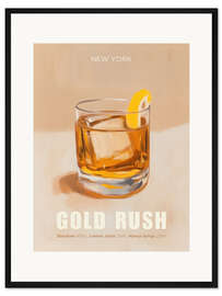 Gerahmter Kunstdruck Gold Rush