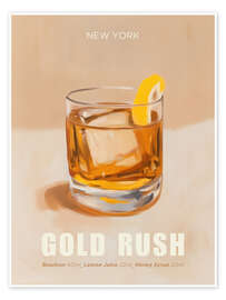 Wall print Gold Rush - Felipe Hora