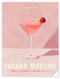 Muursticker French Martini