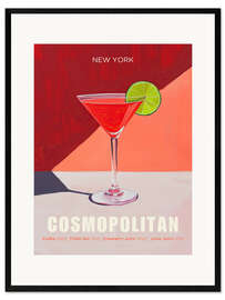 Gerahmter Kunstdruck Cosmopolitan - Felipe Hora