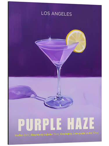 Obraz na aluminium Purple Haze Martini