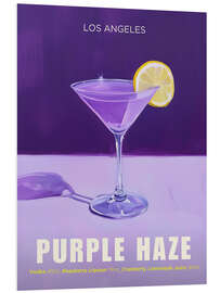 Hartschaumbild Purple Haze Martini - Felipe Hora