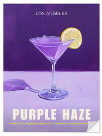 Sticker mural Purple Haze Martini - Felipe Hora