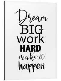 Magnettafel Dream big - Quote