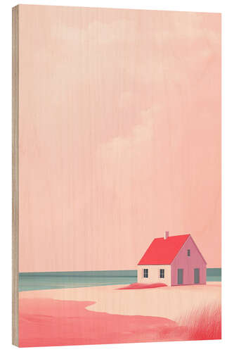Obraz na drewnie Beach house