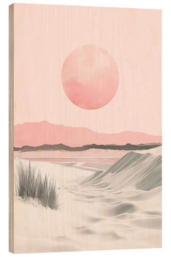 Wood print In the peace