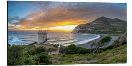 Tableau en aluminium Sunset on Corsica