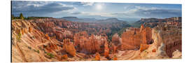 Quadro em alumínio Bryce Canyon im Sommer, Utah, USA - Jan Christopher Becke