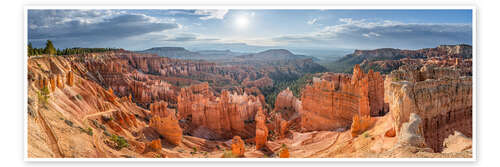 Poster Bryce Canyon im Sommer, Utah, USA