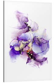 Alubild Regal Purple Abstract Painting - Mod Pop Deco