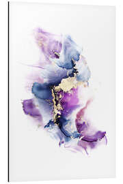 Alubild Storm Modern Purple Painting